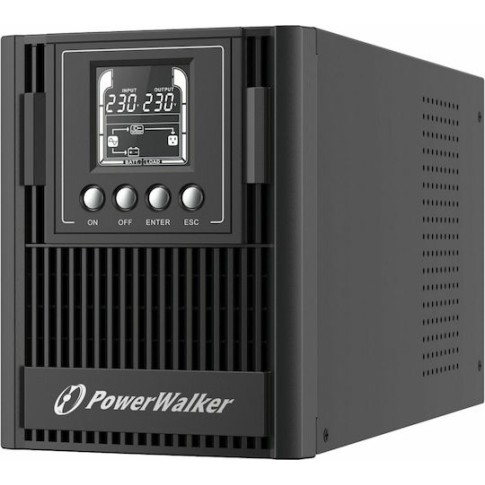 Powerwalker VFI 1000 AT UPS On-Line 1000VA 900W με 3 Schuko Πρίζες