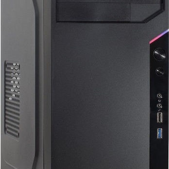 Inter-Tech IT-6505 Reto Micro Tower Κουτί Υπολογιστή Μαύρο