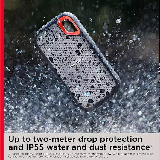 Sandisk Extreme SSD V2 USB 3.2 / USB-C 500GB 2.5