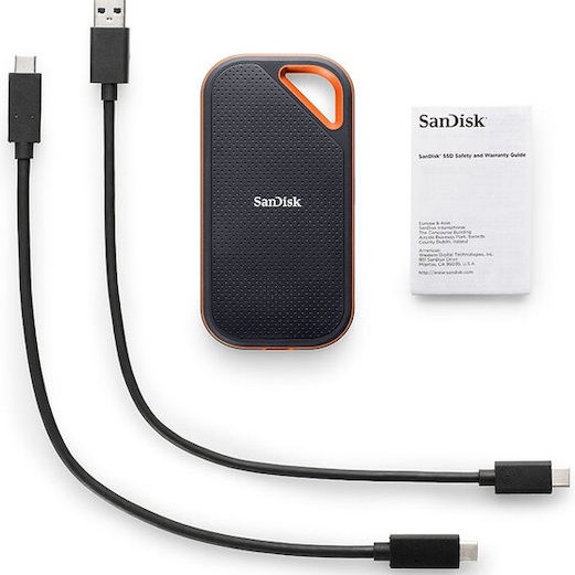 Sandisk Extreme Pro Portable V2 USB 3.2 / USB-C Εξωτερικός SSD 2TB 2.5