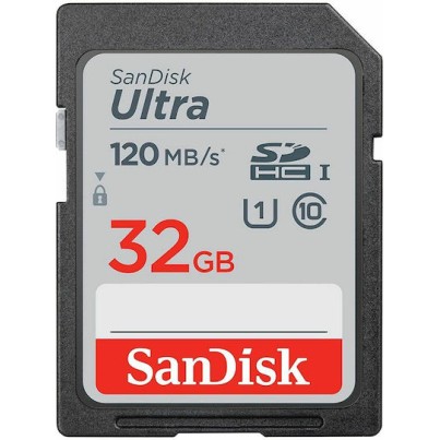 Sandisk Ultra SDHC 32GB Class 10 U1 UHS-I