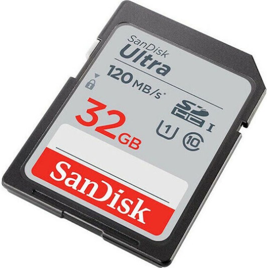 Sandisk Ultra SDHC 32GB Class 10 U1 UHS-I