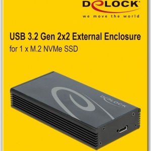 DeLock Θήκη για Σκληρό Δίσκο M.2 PCI Express με σύνδεση USB3.2