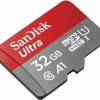 Sandisk Ultra microSDHC 32GB Class 10 U1 A1 UHS-I με αντάπτορα