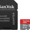 Sandisk Ultra microSDHC 32GB U1 A1 with Adapter Camera