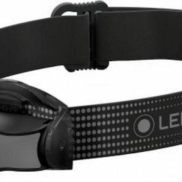 LedLenser Φακός Κεφαλής LED IPX4 με Μέγιστη Φωτεινότητα 200lm MH3 Gray