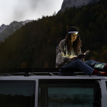 LedLenser Φακός Κεφαλής LED IPX4 με Μέγιστη Φωτεινότητα 200lm MH3 Gray