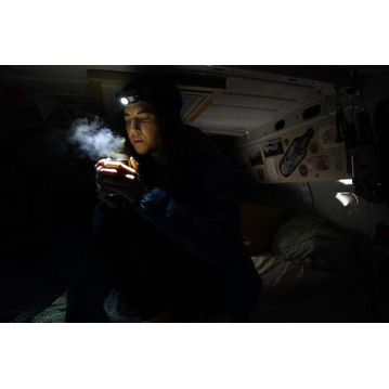 LedLenser Φακός Κεφαλής LED IPX4 με Μέγιστη Φωτεινότητα 200lm MH3 Gray