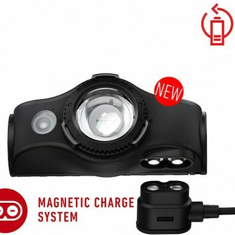 LedLenser Επαναφορτιζόμενος Φακός Κεφαλής LED IPX4 με Μέγιστη Φωτεινότητα 400lm