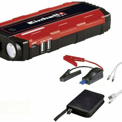 Einhell CE-JS 8 Φορητός Εκκινητής Μπαταρίας Αυτοκινήτου 7500mAh με Power Bank / Φακό / USB 12V