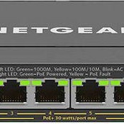 NetGear GS308EP Unmanaged L2 PoE+ Switch με 8 Θύρες Gigabit (1Gbps) Ethernet