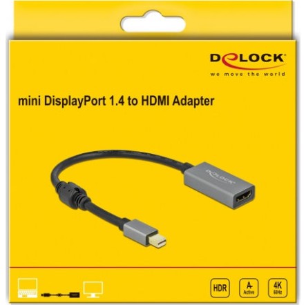 DeLock mini DisplayPort male - HDMI female (66570)