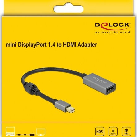 DeLock mini DisplayPort male - HDMI female (66570)
