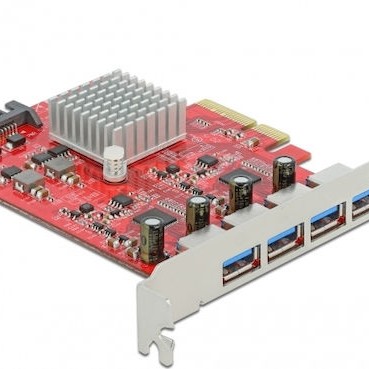 DeLock Κάρτα PCIe σε 4 θύρες USB 3.2