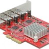 DeLock Κάρτα PCIe σε 4 θύρες USB 3.2