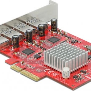 DeLock Κάρτα PCIe σε 4 θύρες USB 3.2