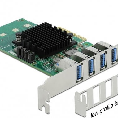 DeLock Κάρτα PCIe σε 4 θύρες USB 3.0