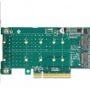 DeLock Κάρτα PCI σε θύρες M.2 PCI Express x8 Card to 2 x internal NVMe M.2 Key M - Bifurcation