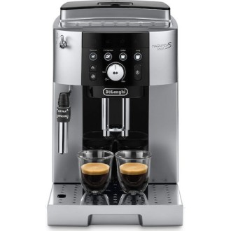 De'Longhi Magnifica S Smart Αυτόματη Μηχανή Espresso 1450W Πίεσης 15bar με Μύλο Άλεσης Ασημί