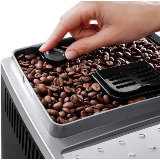 De'Longhi Magnifica S Smart Αυτόματη Μηχανή Espresso 1450W Πίεσης 15bar με Μύλο Άλεσης Ασημί