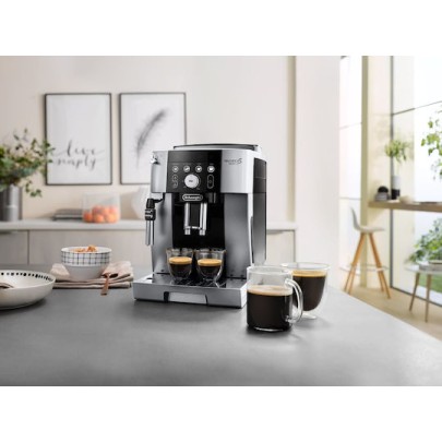 De'Longhi Magnifica S Smart Αυτόματη Μηχανή Espresso 1450W Πίεσης 15bar με Μύλο Άλεσης Ασημί