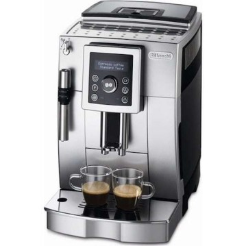 De'Longhi Magnifica S Smart Αυτόματη Μηχανή Espresso 1450W Πίεσης 15bar με Μύλο Άλεσης Ασημί