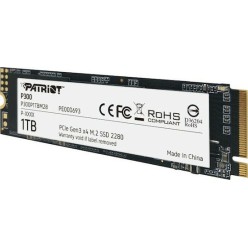 Patriot P300 SSD 1TB M.2 NVMe PCI Express 3.0