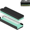 DeLock Heat Sink for M.2 SSD 2280 Μαύρο