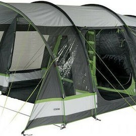 High Peak Garda 4.0 Χειμερινή Σκηνή Camping Τούνελ Πράσινη με Διπλό Πανί για 4 Άτομα 550x280x170εκ.