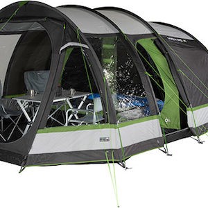High Peak Bozen 6.0 Χειμερινή Σκηνή Camping Τούνελ Πράσινη με Διπλό Πανί για 6 Άτομα 525x360x200εκ.