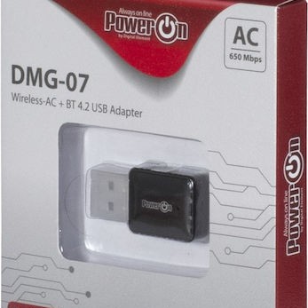 Inter-Tech DMG-07 Ασύρματος USB Αντάπτορας Δικτύου 650Mbps