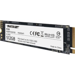 Patriot P300 SSD 512GB M.2 NVMe PCI Express 3.0