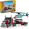 Lego Creator Flatbed Truck With Helicopter για 7+ Ετών