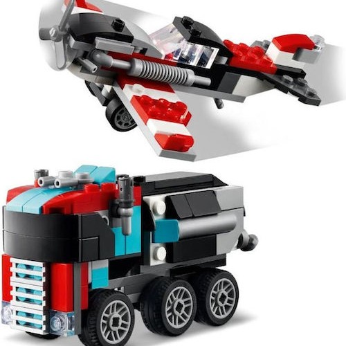 Lego Creator Flatbed Truck With Helicopter για 7+ Ετών
