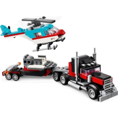 Lego Creator Flatbed Truck With Helicopter για 7+ Ετών