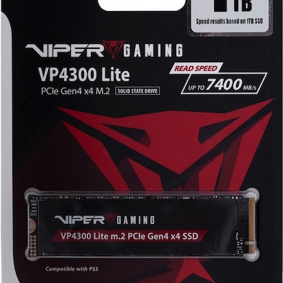 Patriot VP4300 Lite SSD 1TB M.2 NVMe PCI Express 4.0