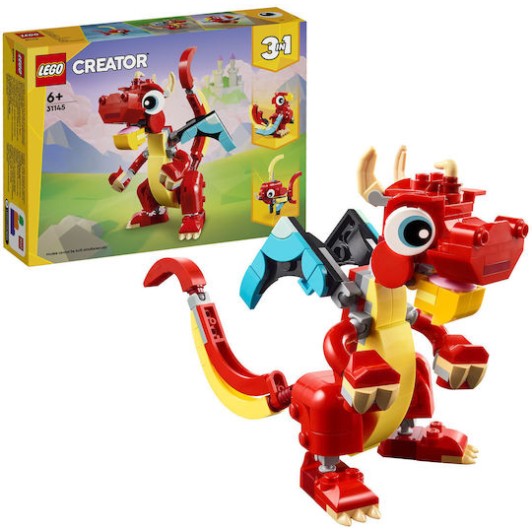 Lego Creator Red Dragon για 6+ Ετών