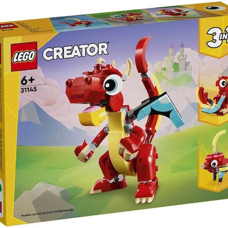 Lego Creator Red Dragon για 6+ Ετών