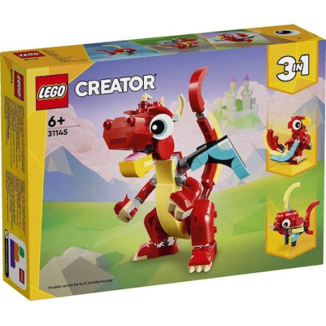 Lego Creator Red Dragon για 6+ Ετών