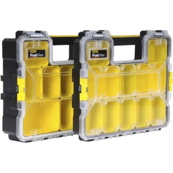 Stanley FatMax Ταμπακιέρα Εργαλείων 10 Θέσεων με Αφαιρούμενα Κουτιά Κίτρινη 44.6x35x11εκ.