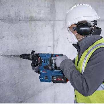 Bosch Gbh 18v-28 Cf Σκαπτικό Πιστολέτο Μπαταρίας 18V 2x8Ah με Υποδοχή SDS Plus