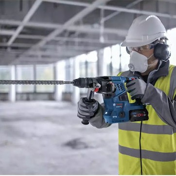 Bosch Gbh 18v-28 Cf Σκαπτικό Πιστολέτο Μπαταρίας 18V 2x8Ah με Υποδοχή SDS Plus