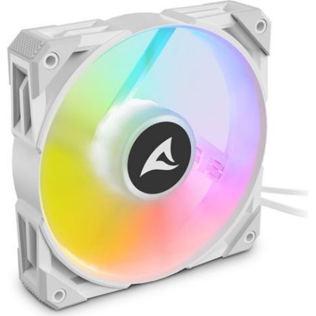 Sharkoon Rebel F50 Case Fan 120mm με RGB Φωτισμό και Σύνδεση 4-Pin PWM Λευκό
