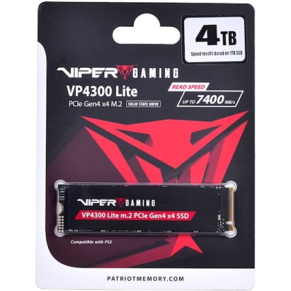 Patriot VP4300 Lite SSD 4TB M.2 NVMe PCI Express 4.0