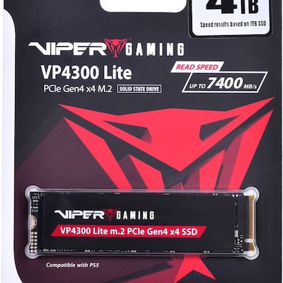 Patriot VP4300 Lite SSD 4TB M.2 NVMe PCI Express 4.0