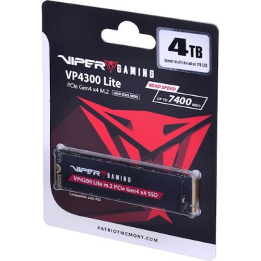 Patriot VP4300 Lite SSD 4TB M.2 NVMe PCI Express 4.0