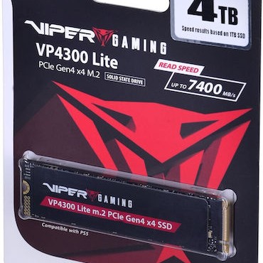 Patriot VP4300 Lite SSD 4TB M.2 NVMe PCI Express 4.0