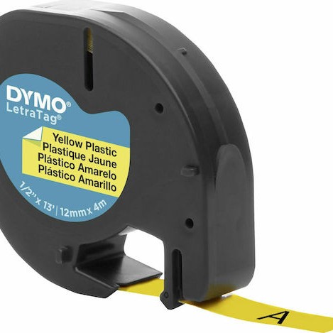 Dymo 91202 Ταινία Ετικετογράφου 4m x 12mm σε Κίτρινο Χρώμα
