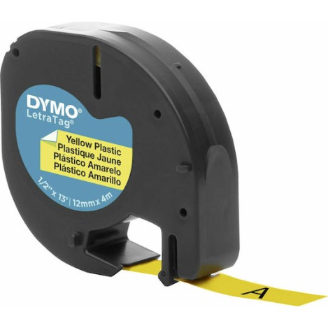 Dymo 91202 Ταινία Ετικετογράφου 4m x 12mm σε Κίτρινο Χρώμα
