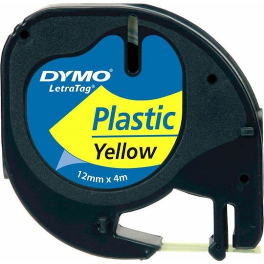 Dymo 91202 Ταινία Ετικετογράφου 4m x 12mm σε Κίτρινο Χρώμα